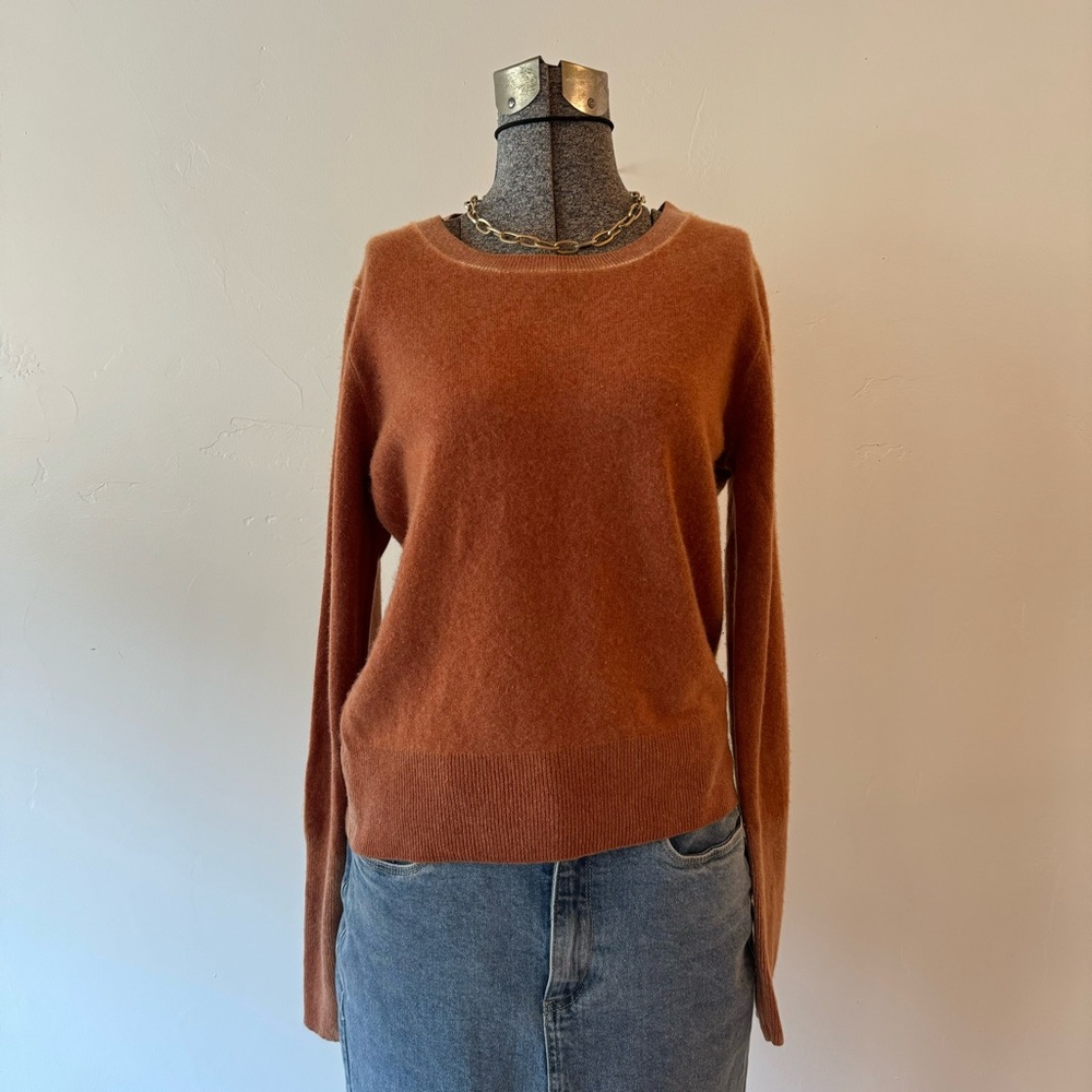 NAADAM Orange Cashmere Sweater